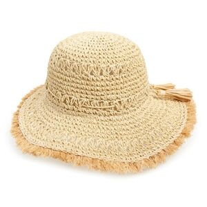 BP.  Woven Straw Bucket Hat
